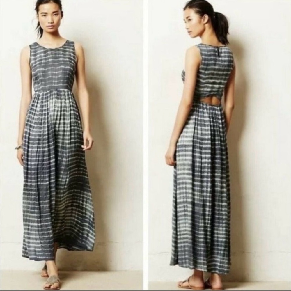 NEUW x Anthropologie Shibori Tie Dye Maxi Dress